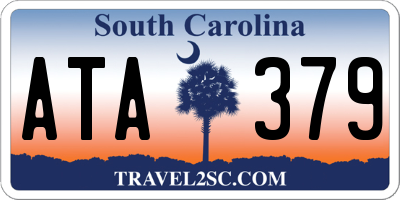 SC license plate ATA379