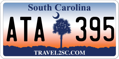 SC license plate ATA395