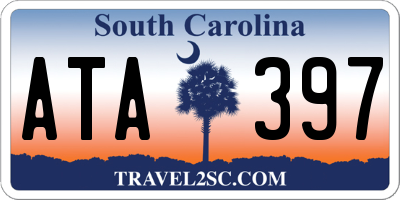 SC license plate ATA397