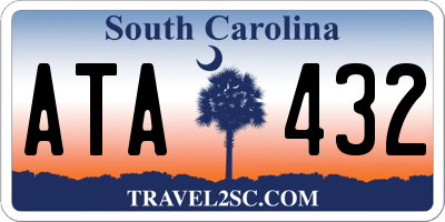 SC license plate ATA432