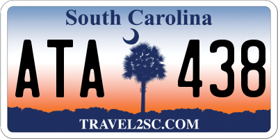 SC license plate ATA438