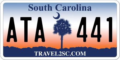 SC license plate ATA441