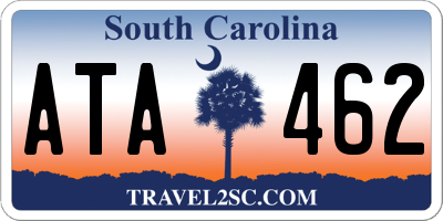 SC license plate ATA462