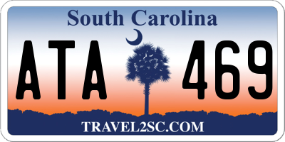 SC license plate ATA469