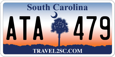 SC license plate ATA479