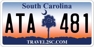 SC license plate ATA481