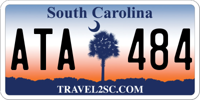 SC license plate ATA484