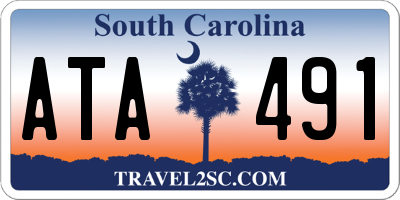 SC license plate ATA491