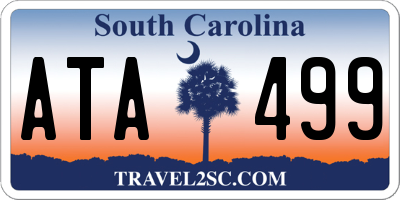 SC license plate ATA499