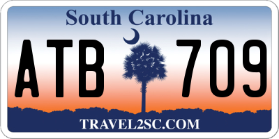 SC license plate ATB709