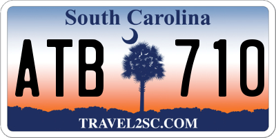 SC license plate ATB710