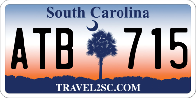 SC license plate ATB715