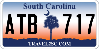 SC license plate ATB717