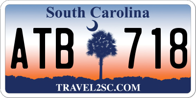 SC license plate ATB718