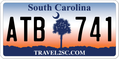 SC license plate ATB741