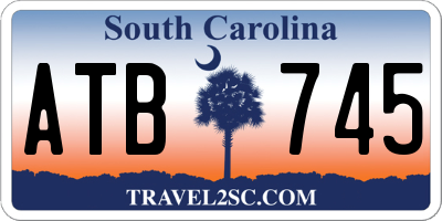 SC license plate ATB745