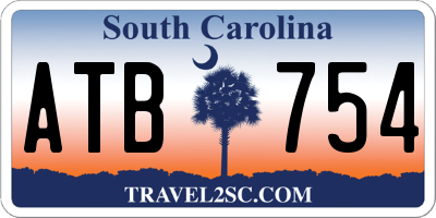 SC license plate ATB754