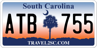 SC license plate ATB755