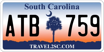 SC license plate ATB759