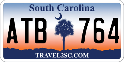 SC license plate ATB764