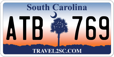 SC license plate ATB769