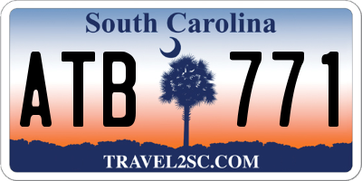 SC license plate ATB771
