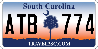 SC license plate ATB774