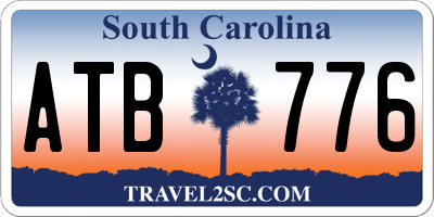 SC license plate ATB776
