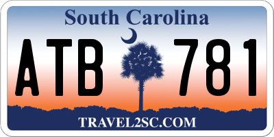 SC license plate ATB781
