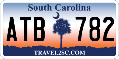 SC license plate ATB782