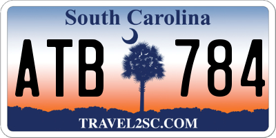 SC license plate ATB784