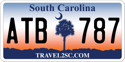 SC license plate ATB787