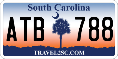 SC license plate ATB788