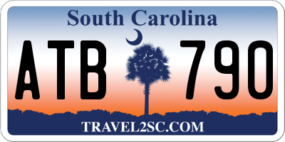 SC license plate ATB790