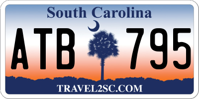 SC license plate ATB795