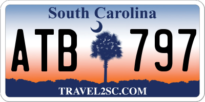 SC license plate ATB797