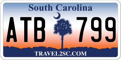 SC license plate ATB799