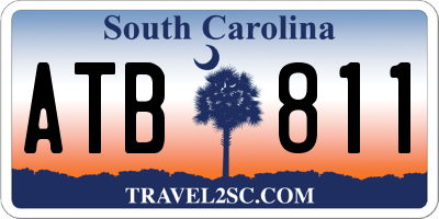 SC license plate ATB811