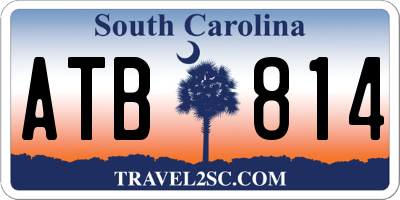 SC license plate ATB814