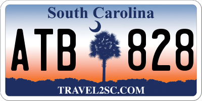SC license plate ATB828