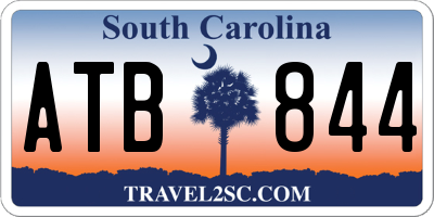 SC license plate ATB844
