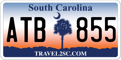 SC license plate ATB855