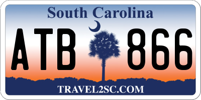 SC license plate ATB866
