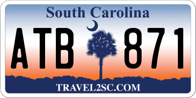 SC license plate ATB871