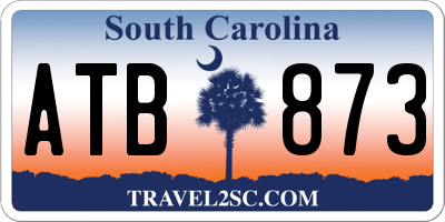 SC license plate ATB873