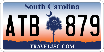 SC license plate ATB879