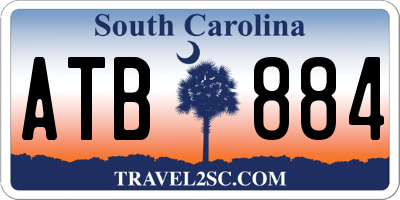SC license plate ATB884