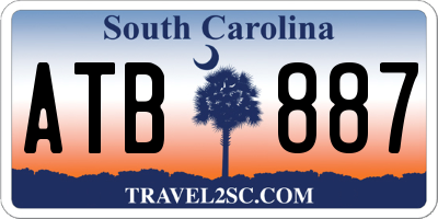 SC license plate ATB887