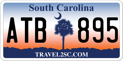 SC license plate ATB895