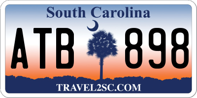 SC license plate ATB898
